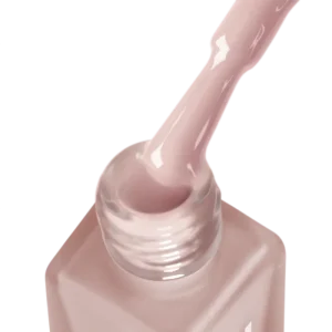 JOIA Vegan Nail Care Polish 4-in-1 03 Caramel Veil 8ml – brush and bottle
