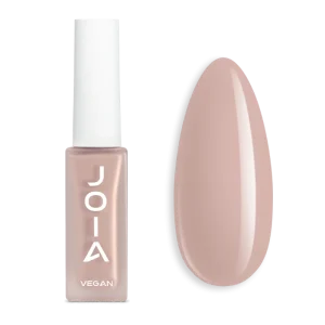 JOIA Vegan Nail Care Polish 4-in-1 04 Nude Horizon 8ml – bottle and painted tip