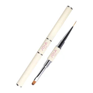 JOIA Vegan Double-Sided Brush – two-ended nail art and modelling brush