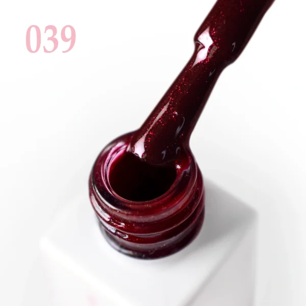 JOIA Vegan Gel Polish – 039 Black Cherry Shimmer | 6ml