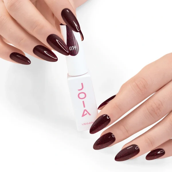 JOIA Vegan Gel Polish – 039 Black Cherry Shimmer | 6ml
