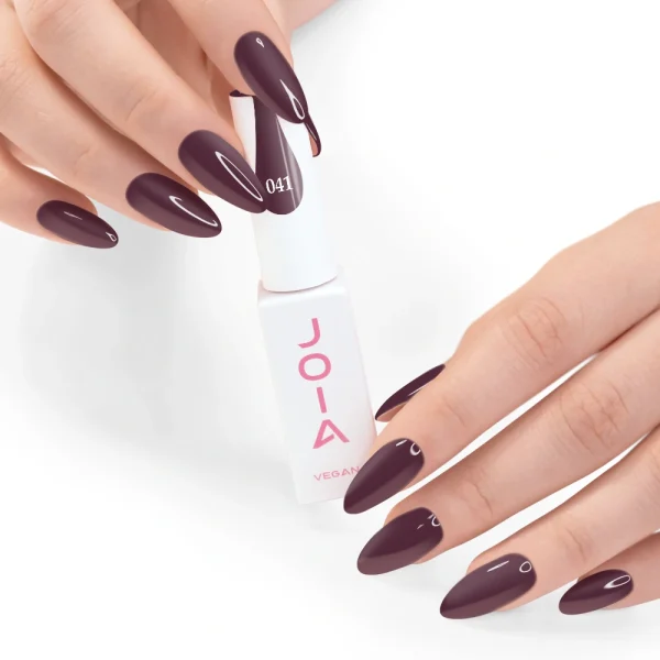 JOIA Vegan Gel Polish – 041 Dark Plum Brown | 6ml