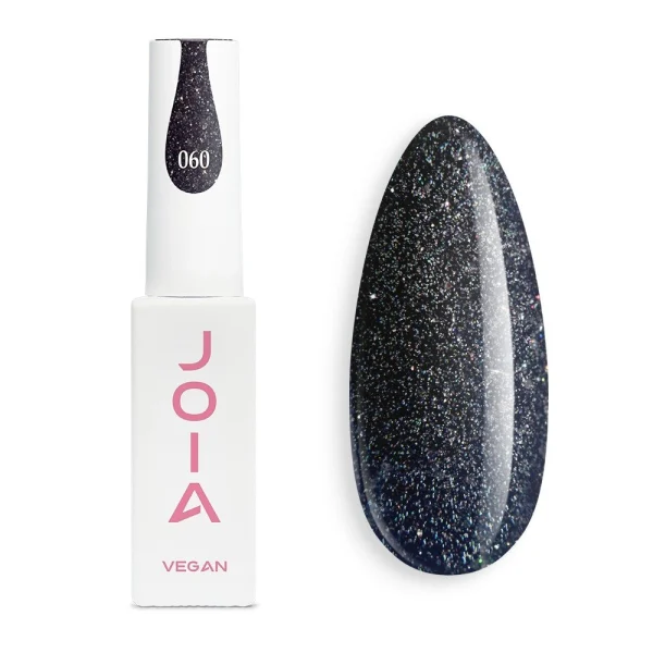 JOIA Vegan Gel Polish – 060 Black Glitter | 6ml