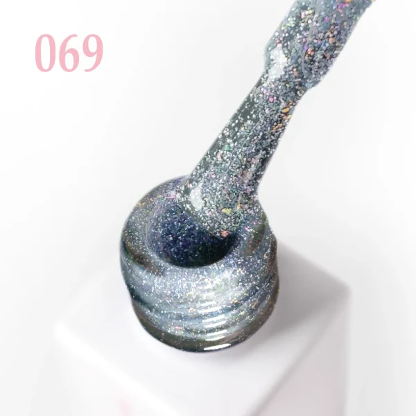 JOIA Vegan Gel Polish – 069 Silver Holographic Glitter | 6ml