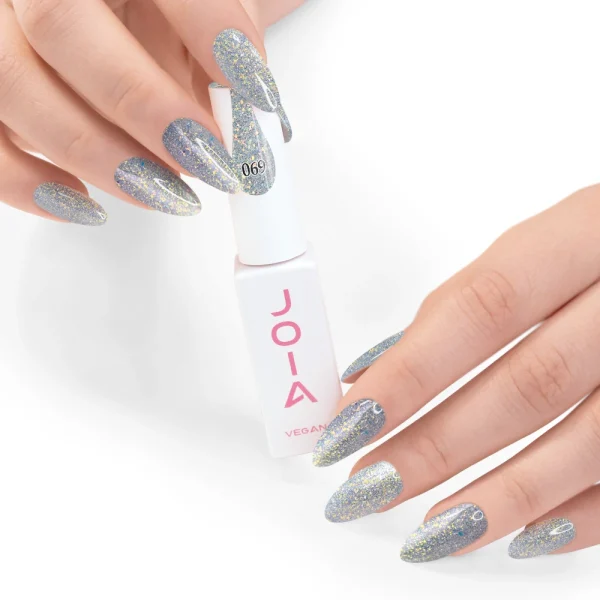 JOIA Vegan Gel Polish – 069 Silver Holographic Glitter | 6ml