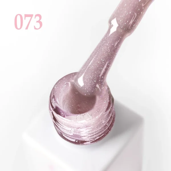 JOIA Vegan Gel Polish – 073 Nude Pink Glitter | 6ml