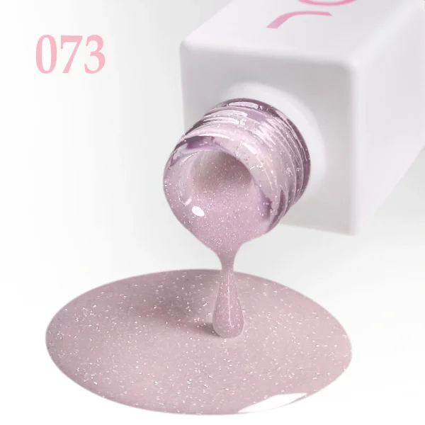 JOIA Vegan Gel Polish – 073 Nude Pink Glitter | 6ml