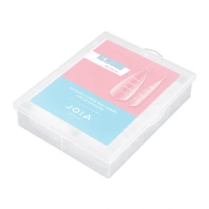 JOIA Vegan Reusable Upper Nail Forms Almond 120 pcs – boxed set