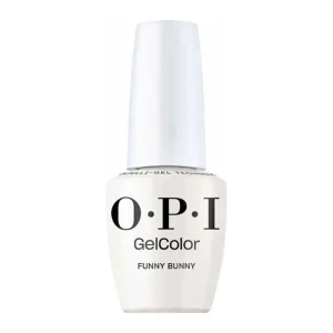 OPI GelColor Funny Bunny 15ml – soft milky white sheer gel polish bottle