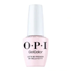 OPI GelColor Let’s Be Friends! 15ml – soft pastel pink gel polish bottle