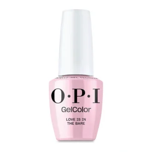 OPI GelColor Love Is in the Bare 15ml – soft nude pink gel polish bottle